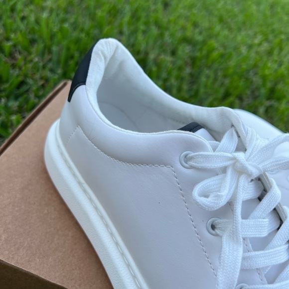 ASOS DESIGN DORO white chunky lace up sneakers - Picture 7 of 7